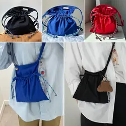 Nowa casualowa torba listonoszka na ramię torba Crossbody w czarnym kolorze dla kobiet mężczyzn