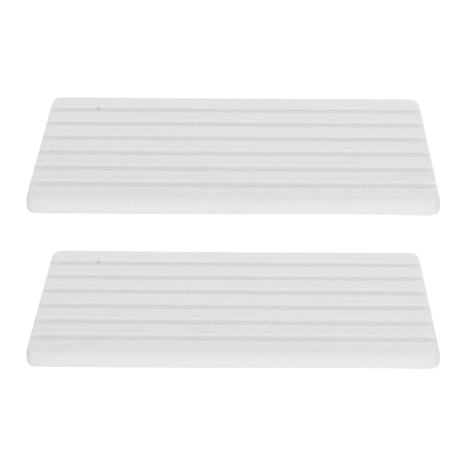 Diatomite Coaster Trays 2 Pack Absorbent Fast Dry Stone Mats for Kitchen Sink Bathroom Counter