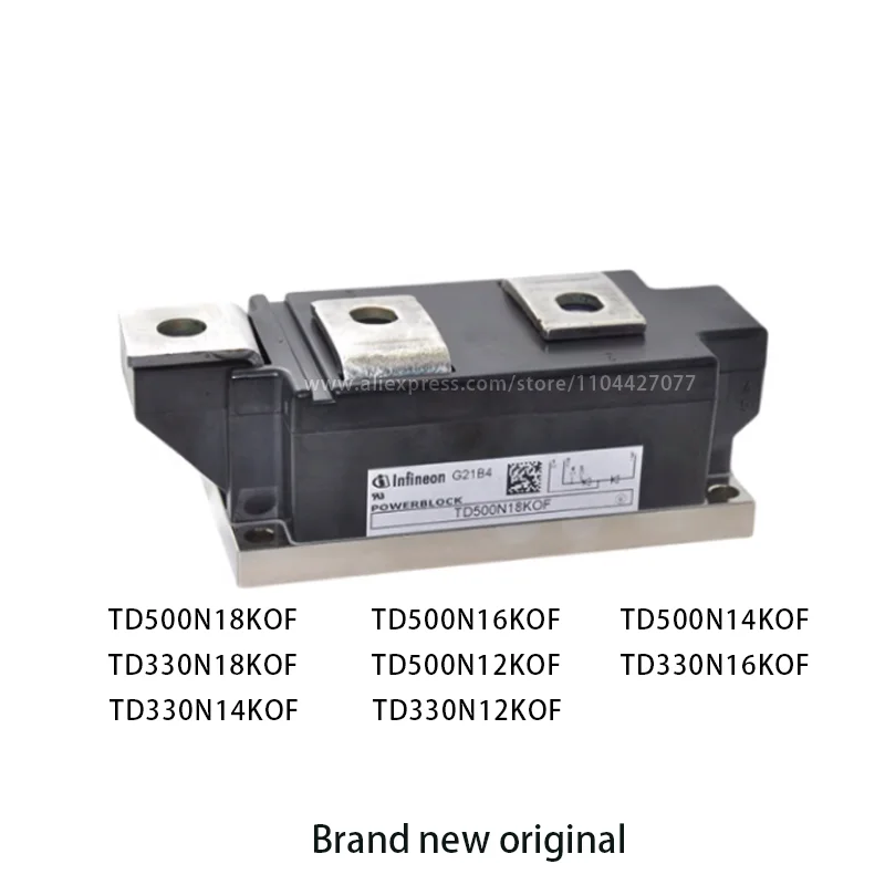 

100% оригинал TD500N18KOF TD500N16KOF TD500N14KOF TD330N18KOF TD500N12KOF TD330N16KOF TD330N14KOF TD330N12KOF Тиристорный модуль