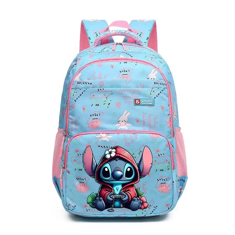 Disney Lilo&stitch Student Large Backpack Schoolbag Boy Girl Bookbag Bag Teenager Children Knapsack School Bag Rucksack Mochila