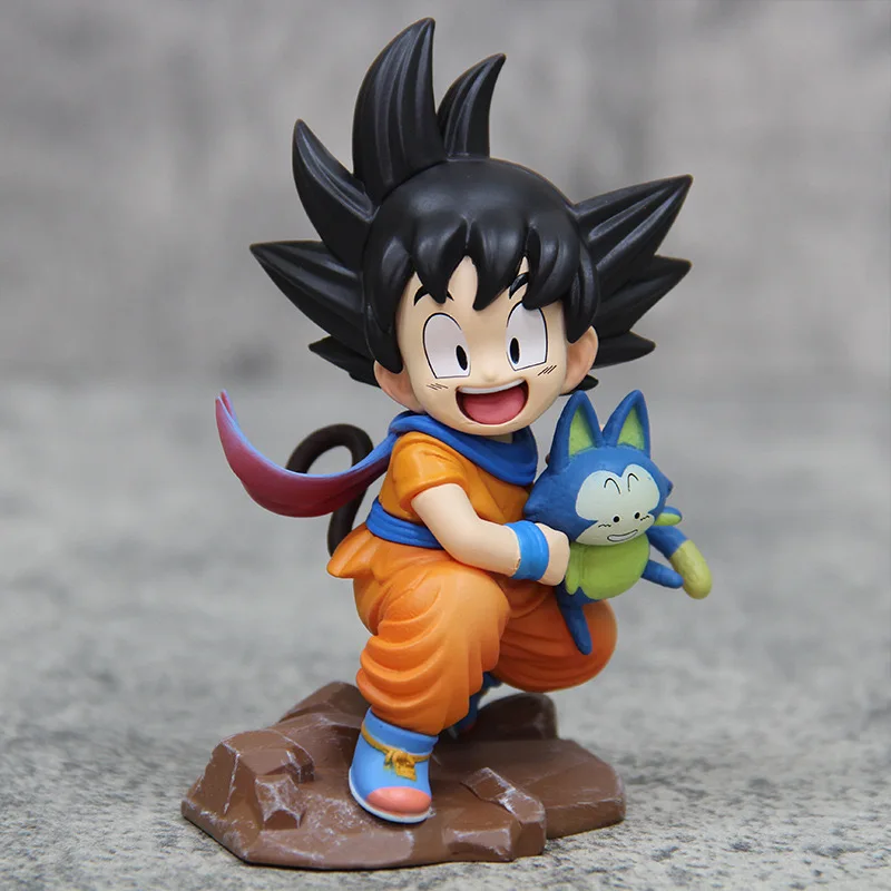 

Dragon Ball GK Figures Anime 10cm Childhood Son Goku Doll Action Figure PVC Model Room Decoration Toys for Kids Birthday Gift