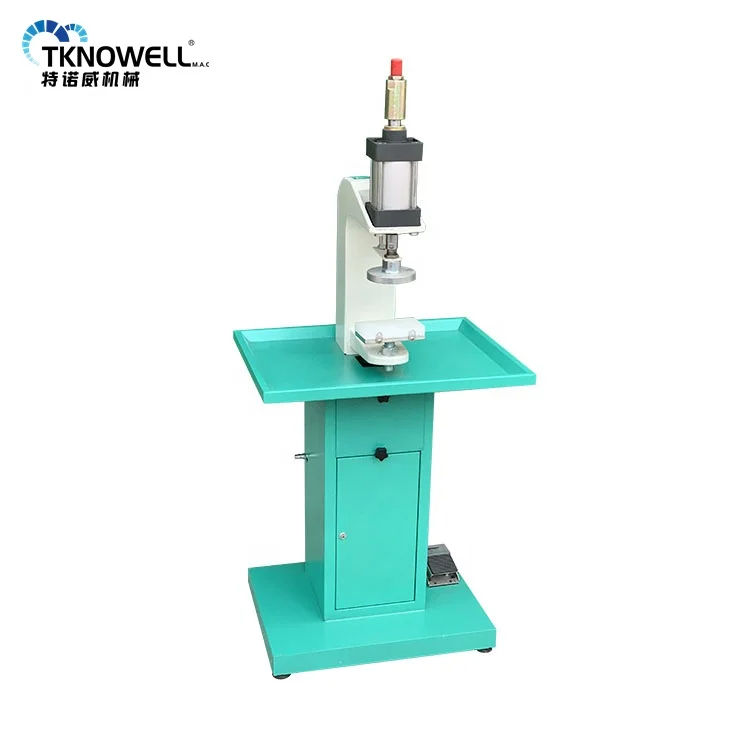 Pneumatic single-station manual leather upper circular hole punching machine