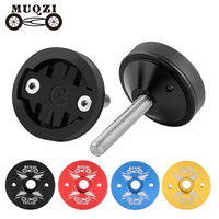 MUQZI Bike Computer Mount Headset Stem Top Cap Compatible with Garmin Wahoo Bryton