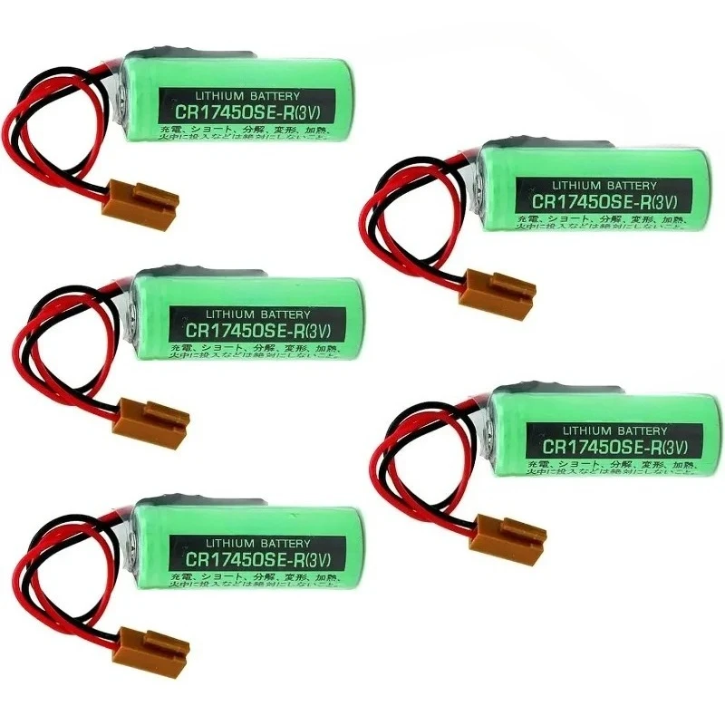 

(5-Pack) CR17450SE-R 3V 2600mAh Battery for A98L-0031-0012 A02B-0200-K102 CR1745017450 CNC System Battery