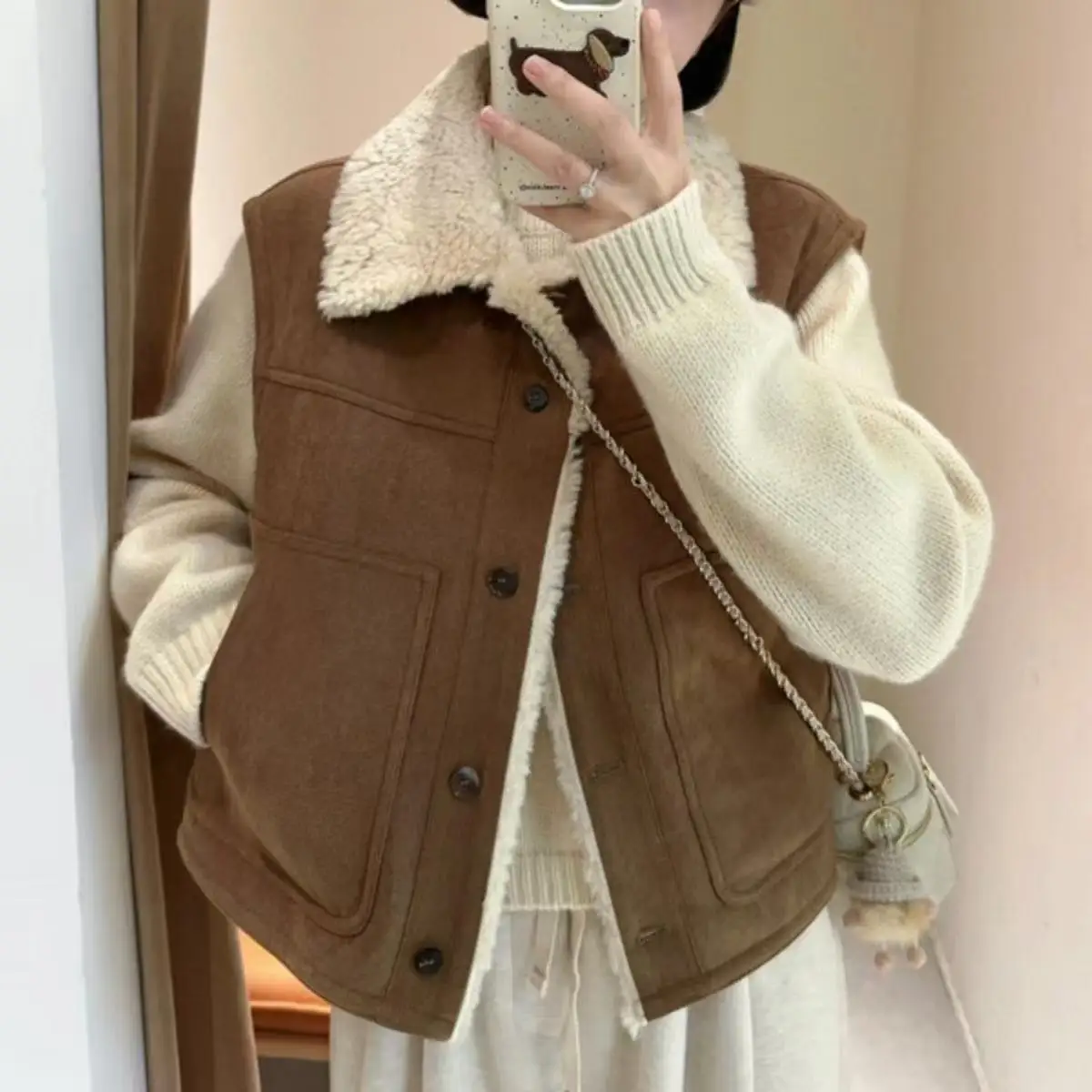 

Ele осенне-зимнее шерстяное пальто женское с поясом на талии удлиненная верхняя одежда Sli Commute с воротником на одной пуговице