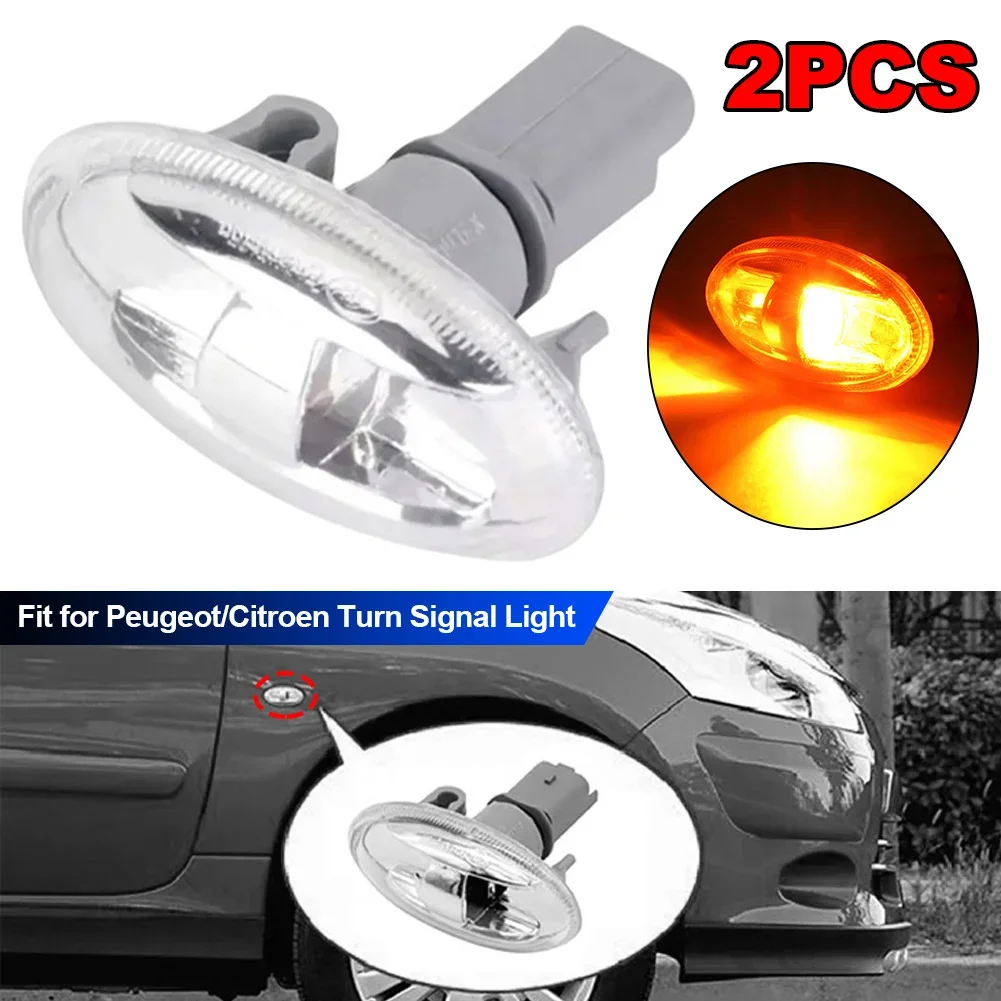 6325G3 6325G4 Car Side Lamps Turn Signal Lights Fit for Peugeot 206 207 307 407 607 for Citroen BERLINGO Elysee Picasso C2 C5 C6 view 2