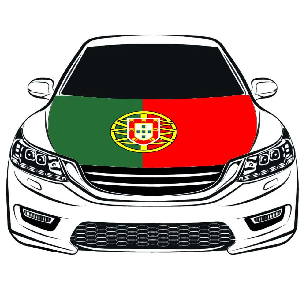 

Portugal national flag car Hood cover flags 3.3x5ft/5x7ft 100%polyester,car bonnet banner