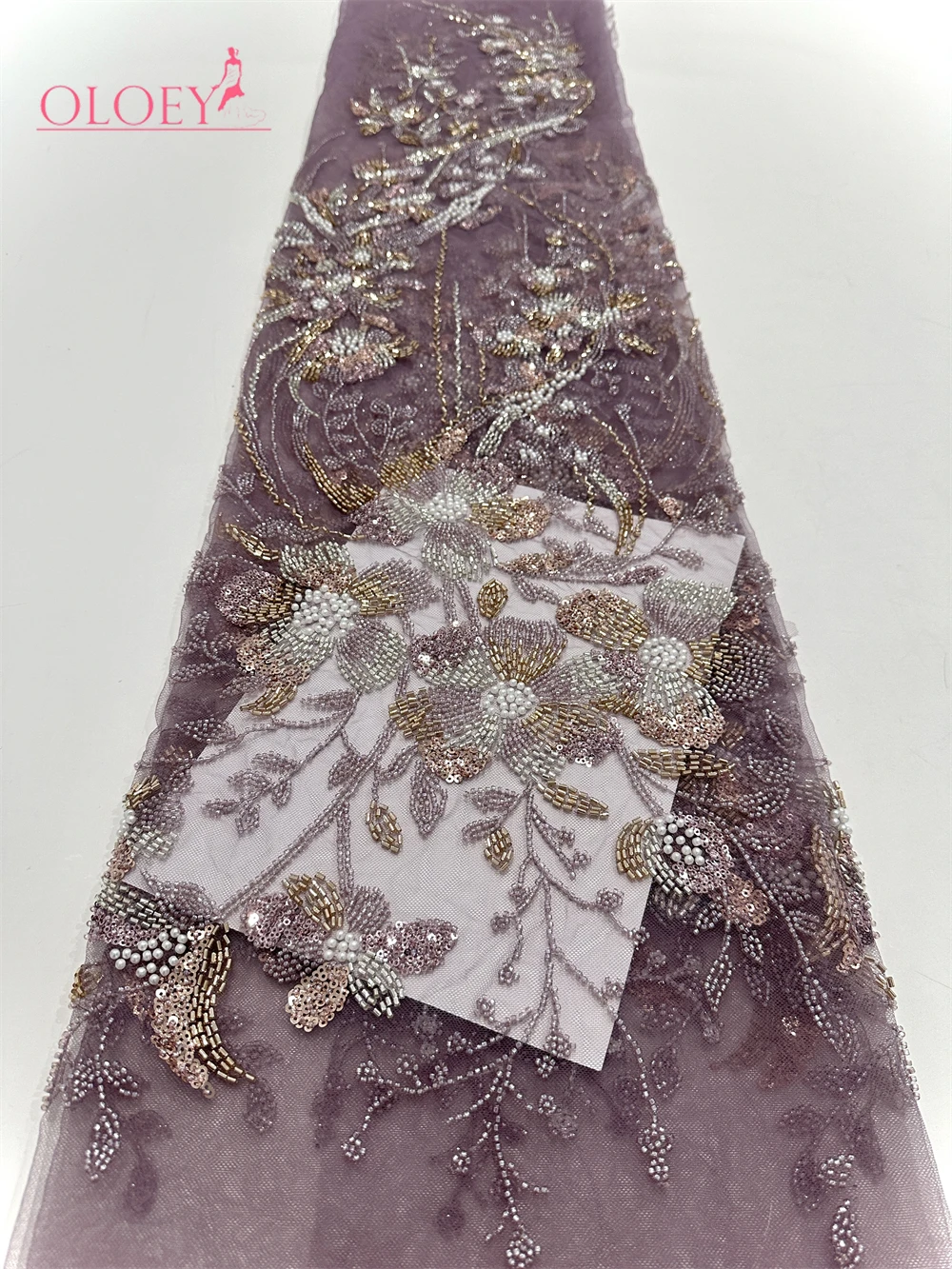 Nowa, ekskluzywna francuska koronka haftowana, ciężka, dla pana młodego, afrykańska nigeryjska tkanina z cekinami na ślub.