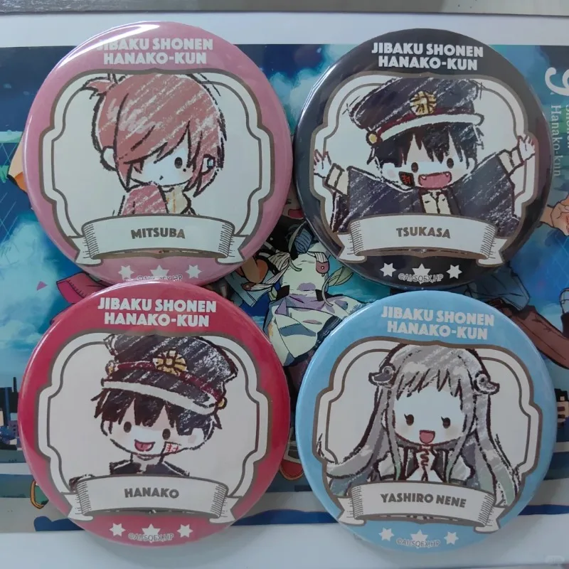 

Toilet-bound Hanako-kun Yashiro Nene Yugi Tsukasa Hanako Mitsuba Cosplay Costume Badge Pin SPTE Tinplate Brooch Prop Xmas Gift