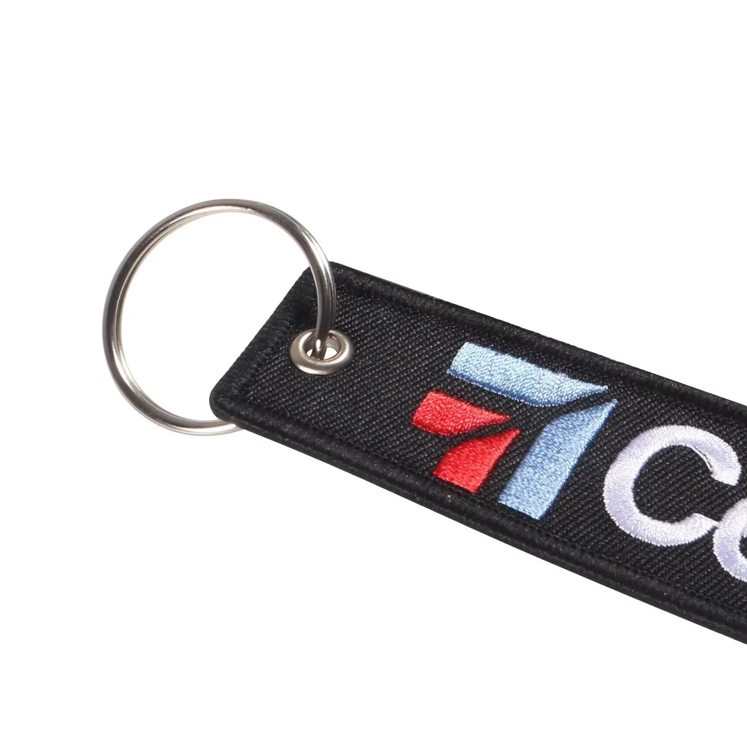 4PCS Double-sided Text Embroidery Keychain CESSNA Aviation Flight Motorcycle and Car Keychains Accessories Backpack Luggage Tag view 3