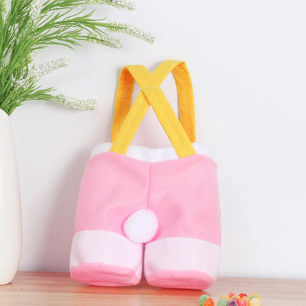 

Easter Bag Creative Pants Shaped Gift Storage Bags Portable Party Pouches Kids Chocolate Mint Decorative Premium Material