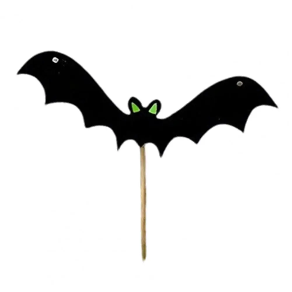 Halloween House Decorations Halloween Bat Garden Stake with Glowing Green Eyes Waterproof Outdoor Lawn Decor Flying for Haunted
