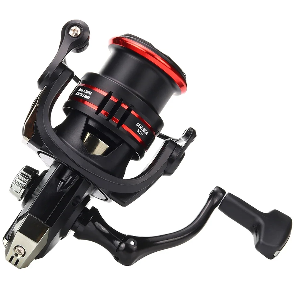 

Spinning Reel 5.2:1 High Speed Gear Ratio Max Drag 10Kg Carp Fishing Reels All for Fishing for Bass Pike Trout Pesca