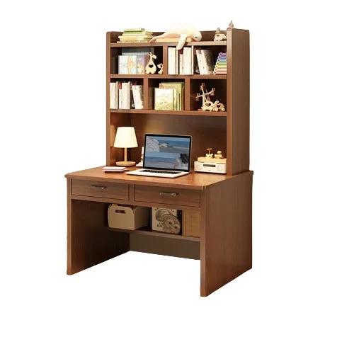 

Desk bookshelf integrated table desktop computer desk bedroom bedside writing table