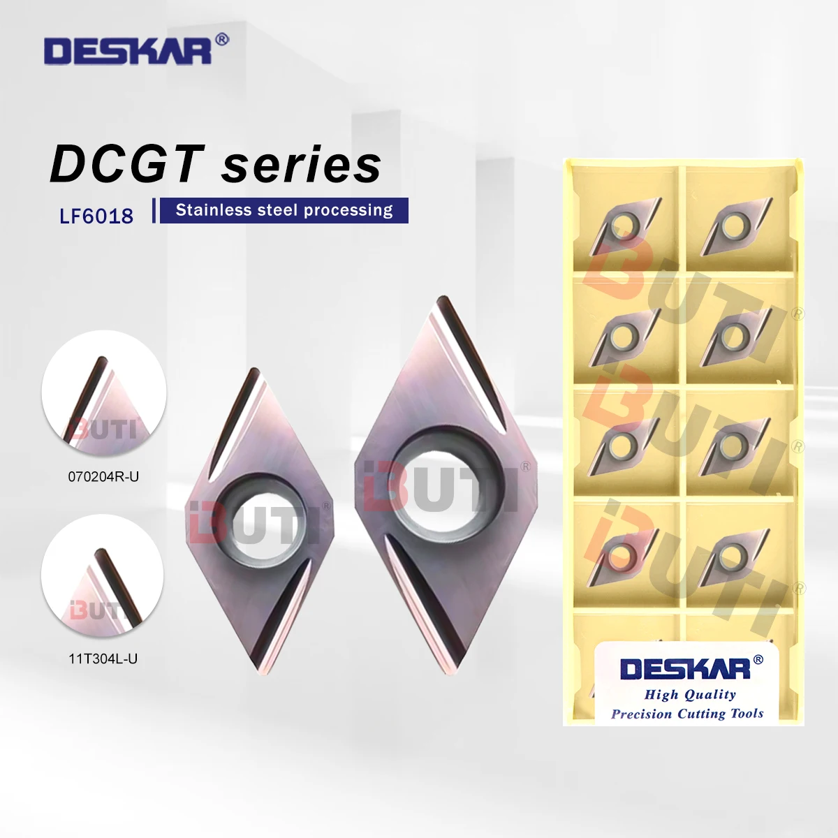 

DESKAR 100% оригинальный DCGT070202 DCGT070204 DCGT11T302 искусственный инструмент для токарного станка с ЧПУ