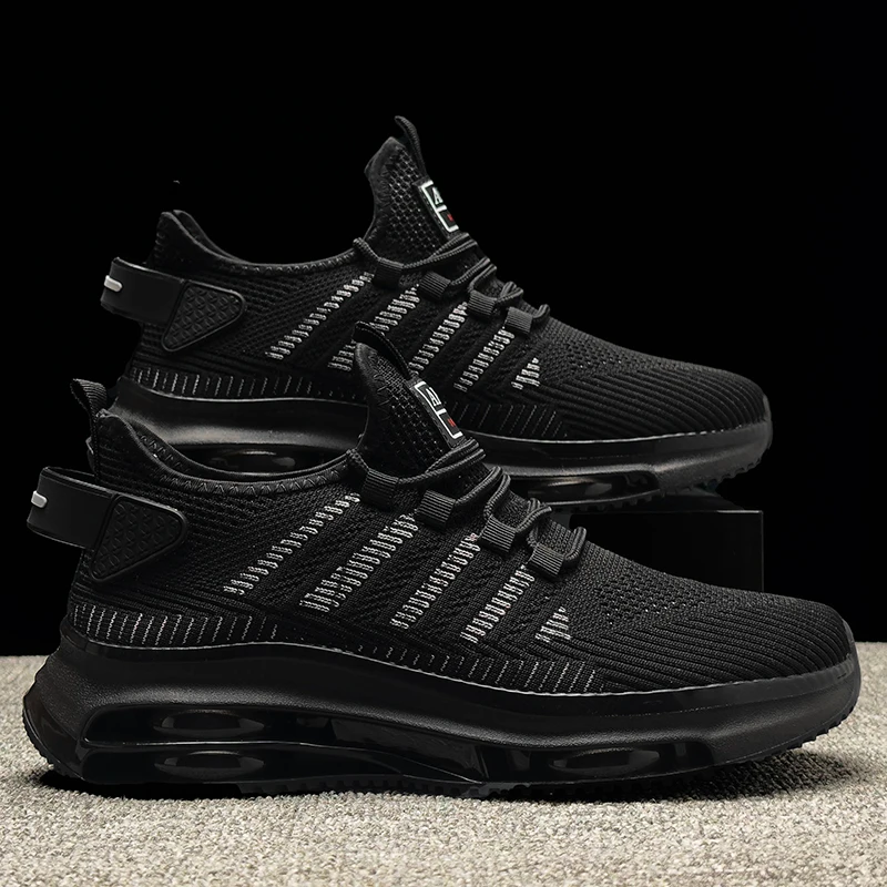 

Мужские дышащие амортизирующие повседневные спортивные кроссовки, всесезонные легкие кроссовки для бега на мягкой подошве, студенческие сетчатые кроссовки