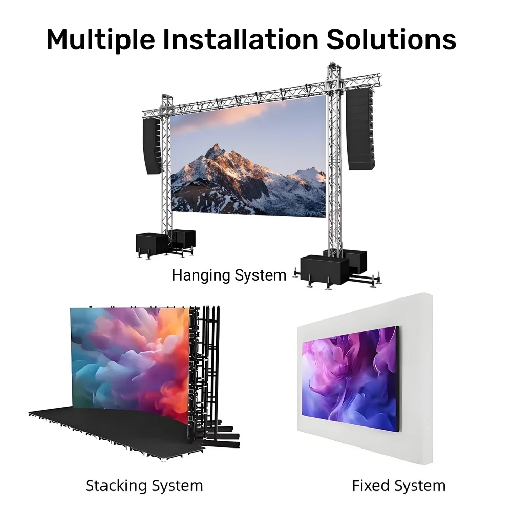 

Factory Price 500x1000 P2 Indoor Backdrop Rental Led Display Screen Panels Led Screen Indoor Stage Background Led Video Wall