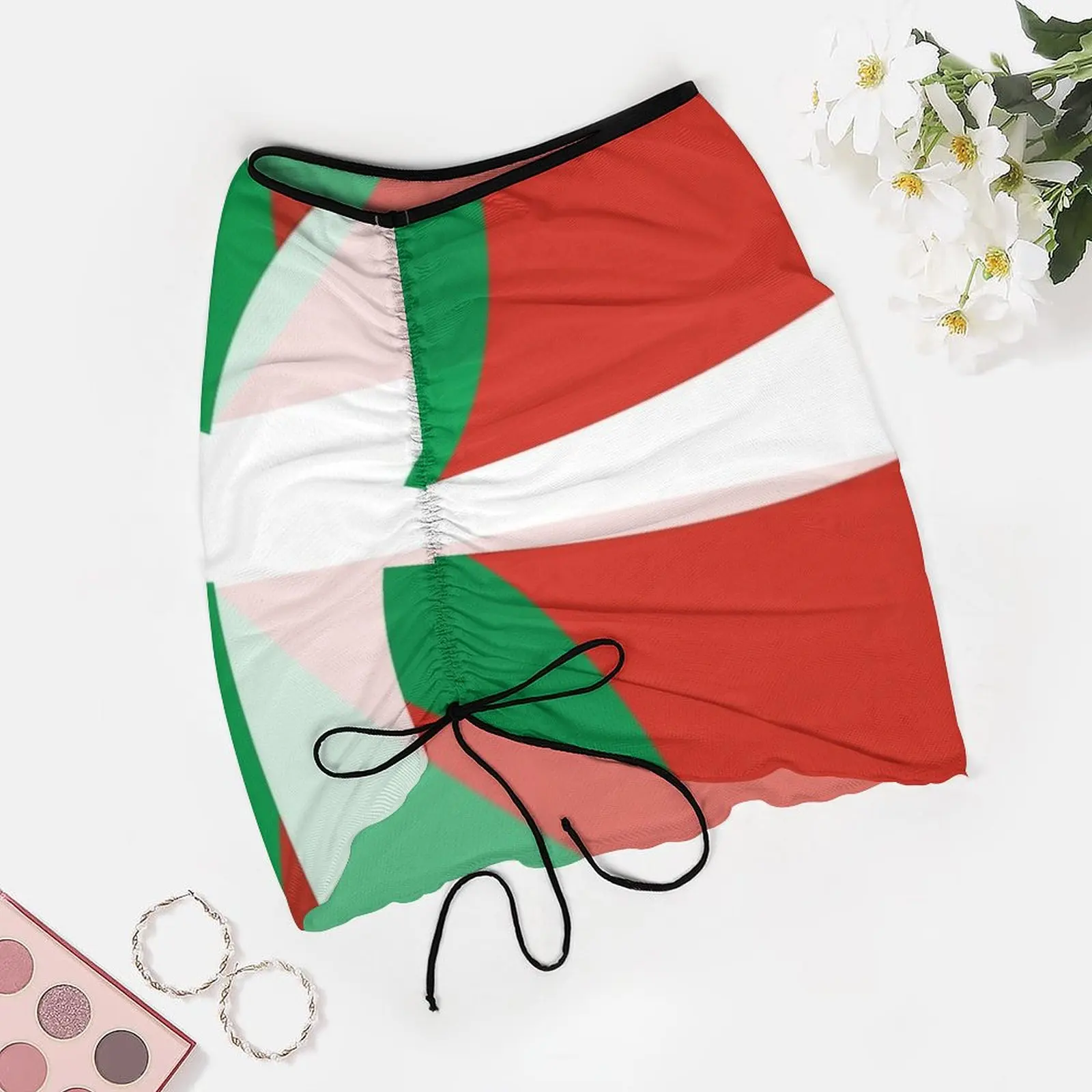 Euskadi Flag Beach Skirt, Tendência de moda feminina, 2021