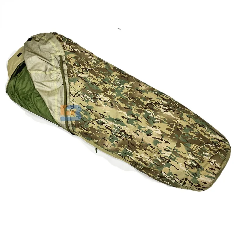 

Professional Ultracold Weather Use MSS Camo Sleeping bag System Sleeping bag units