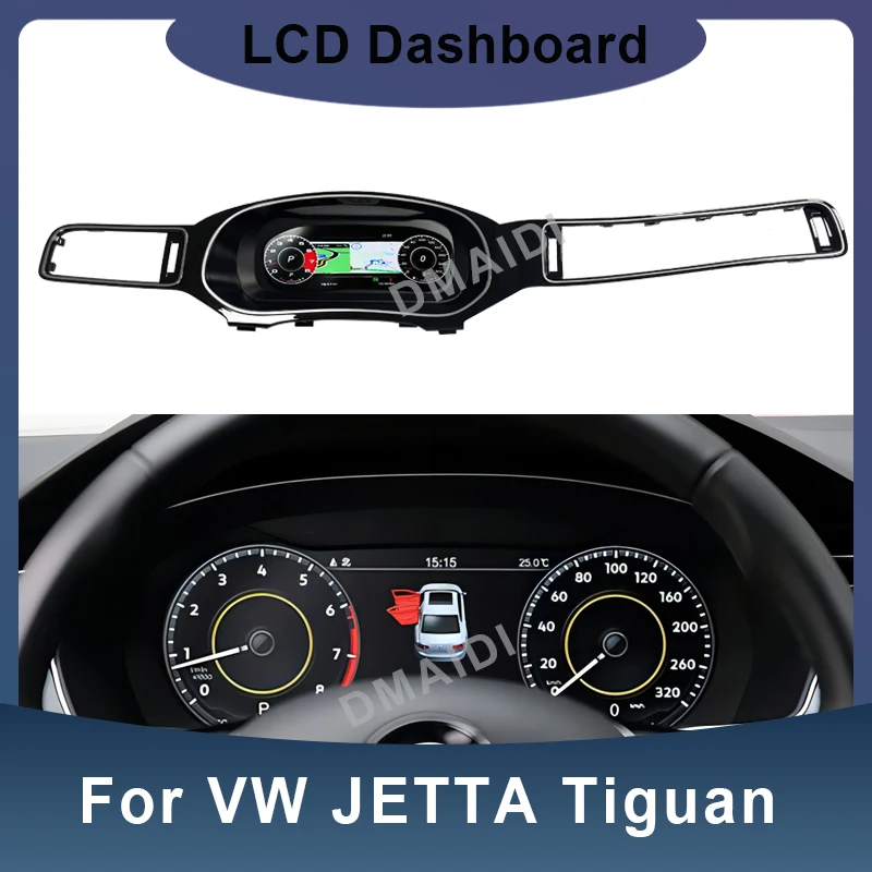 

Latest Smart Speedmeters Dashboard Cluster For Volkswagen JETTA MK6 2012 - 2021 Car Digital LCD Meter Instrument Virtual Cockpit