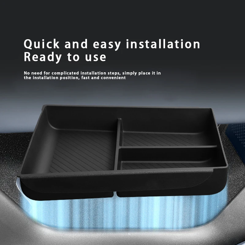 ل Lynk & Co 08 EM-P 2026 وحدة التحكم المركزية مسند الذراع صندوق تخزين درج منظم صندوق تخزين TPE تحت ملحقات وحدة التحكم المركزية #3