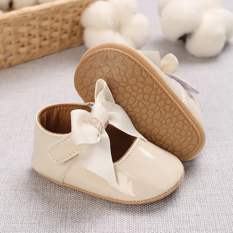 Süße weiße Spitze Baby Mädchen Prinzessin Schuhe Baby Mokassins Moccs Schuhe Schleife Fransen Gummisohlen rutschfeste Schuhe Krippenschuhe – Detail 25