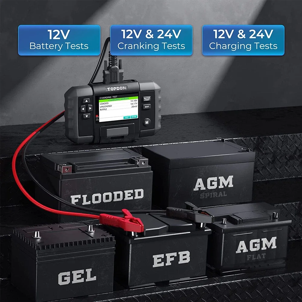 TOPDON BT600 Penguji Baterai M - Heavy Equipment Diagnostic Tool ulasan dan harga