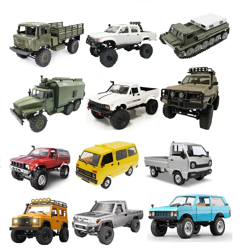 

Full Scale Crawler RC CAR Off-Road Vehicle WPL C64 C24 C54 C74 B36 MN128 MN168 MN82 Wrangler Jeep Climbing Truck Toys Collect