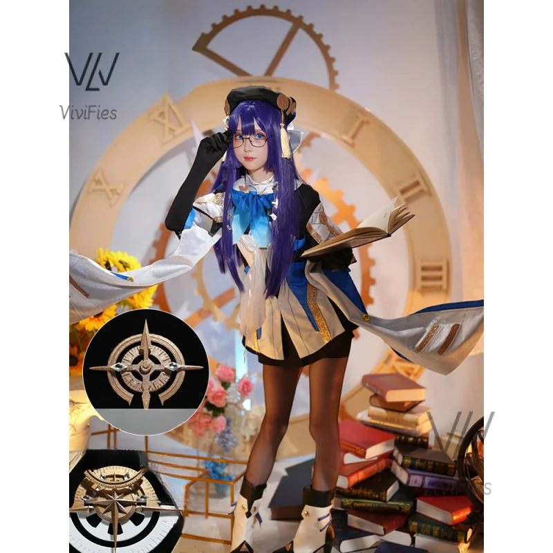 

Pelageya Sergeyevna Anime Game Honkai Star Rail Cosplay Costume Clothes Wig Uniform Cosplay Jarilo-VI Halloween Party Woman Set