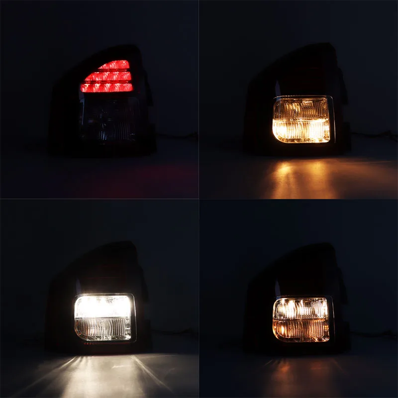 Car Rear LED Tail Light Rear Bumper Light Tail Stop Brake Lamp Taillights Warning Lamp For Jeep Compass 2014 2015 5182542AC