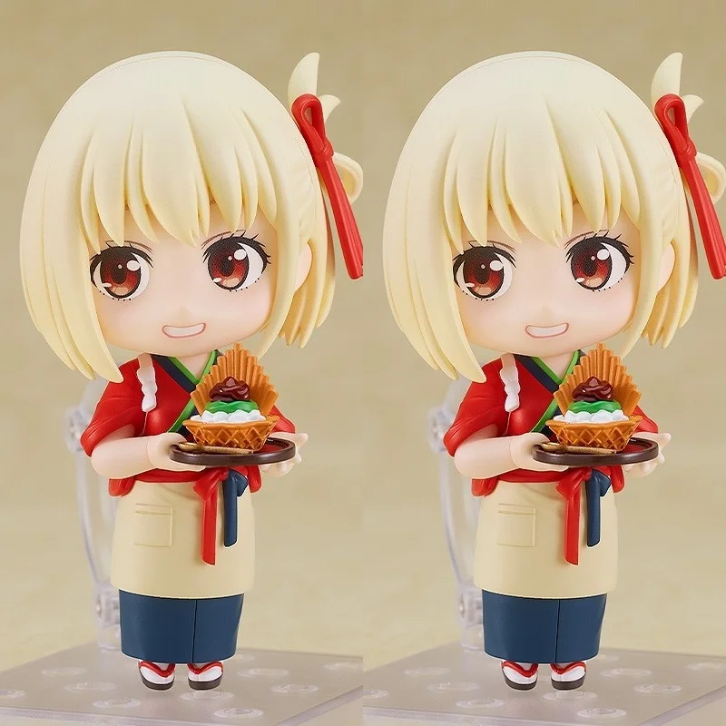 

Original 10Cm ねんどろいど #2335 Chisato Nishikigi Sweets Cafe LycoReco Uniform Ver.Action Figure Toys For Kids Gift Collection