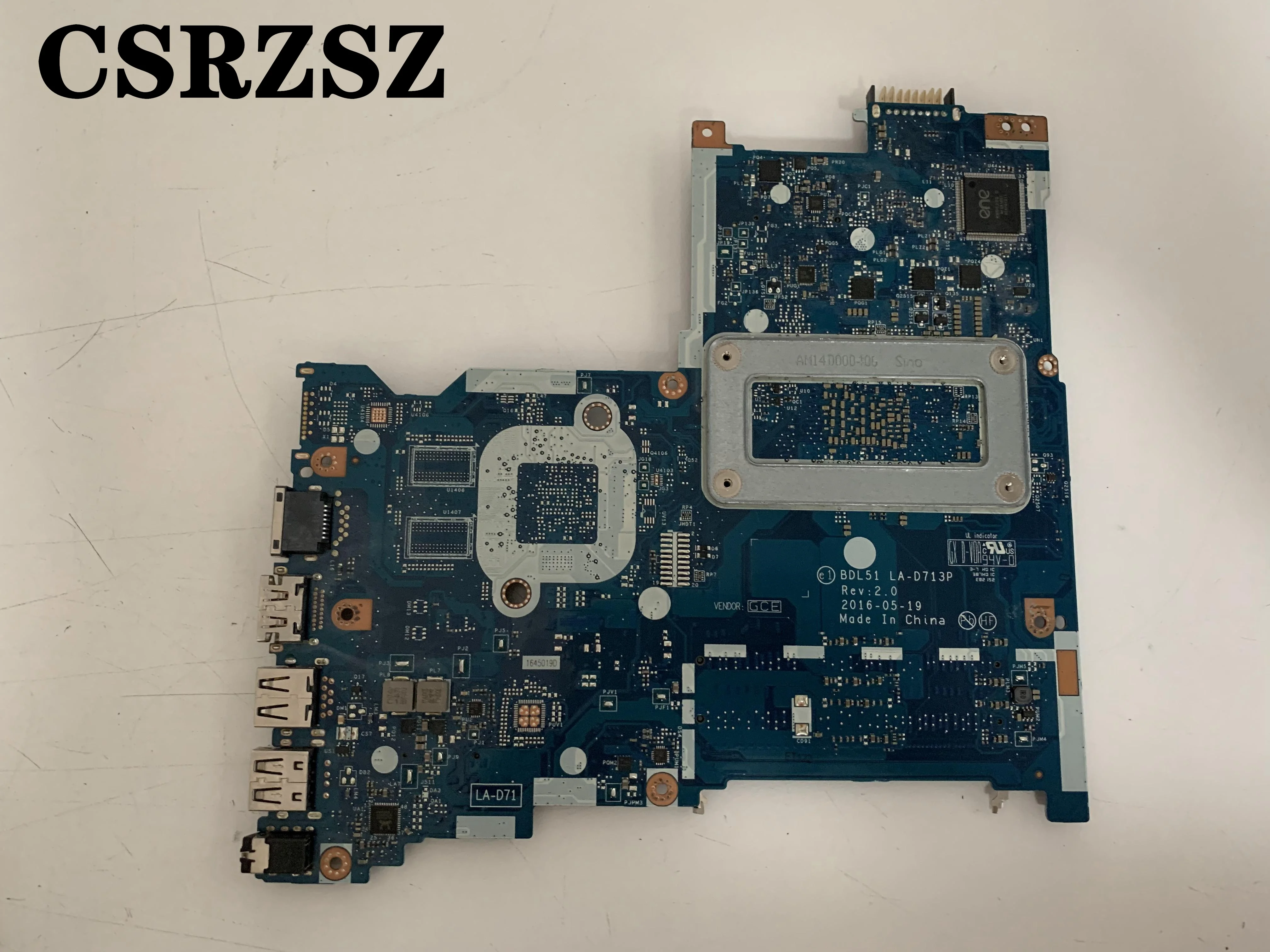 CSRZSZ Mainboard Für HP Pavilion 15-BA mit A10-9600P Laptop motherboard LA-D713P 854958-601 100% Test ok qualität assurace