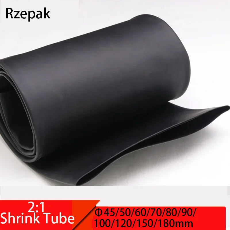 

1M 2:1Heat Shrink Tubing Diameter 45mm 50mm 60mm 70mm 80mm 90mm 100mm 120mm 150mm 180mm Heat Shrink Tubing Sleeving