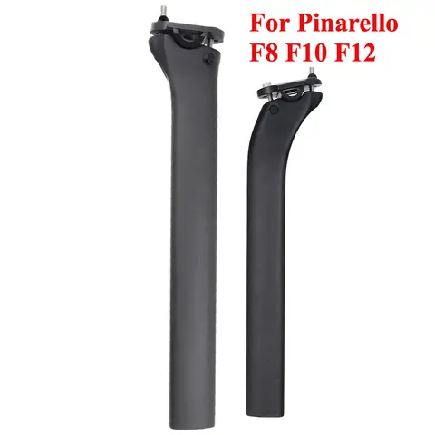 카본 자전거 시트 포스트, Pinarello F8 F10 F12 프레임용, 0/25 ° 오프셋, 340mm 길이, 도로 시트 포스트, 초경량 타원형 시트 튜브