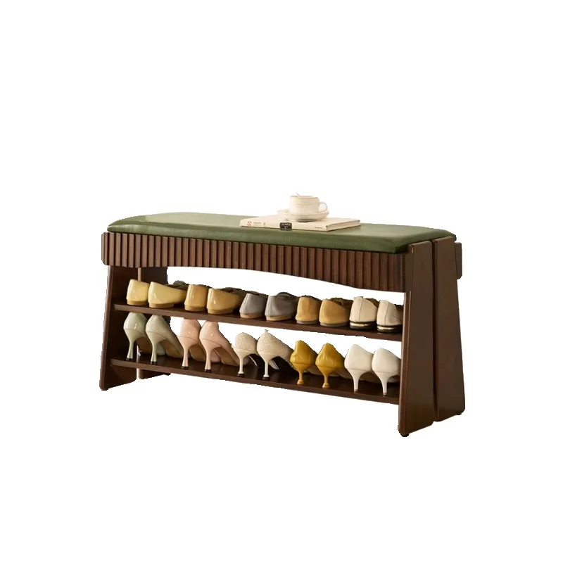 

Storage creative shoe rack stool large capacity porch bench can sit stool