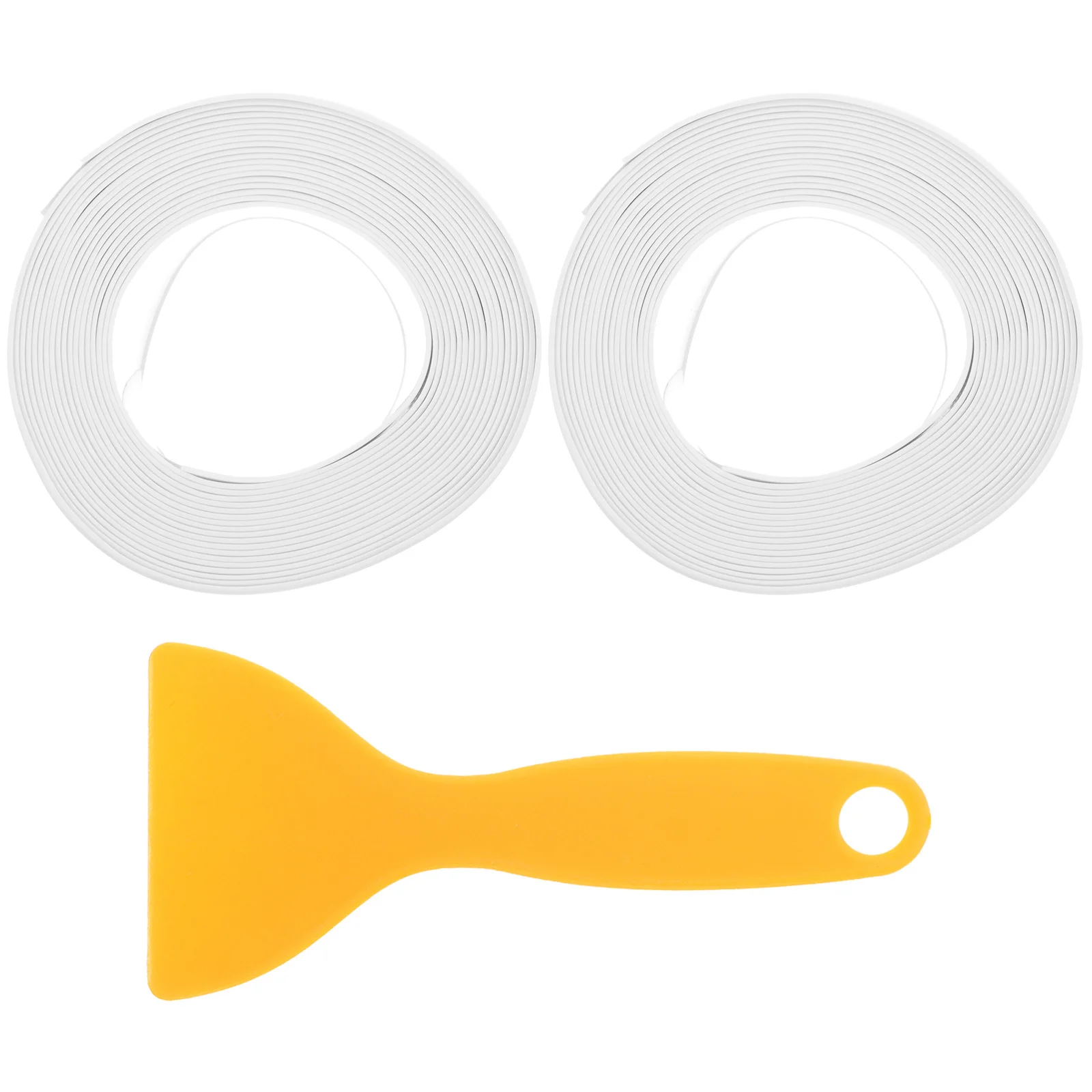 

1Set Waterproof Caulk Tape PVC Durable Self Adhesive Sealing Strip for Bathroom Kitchen Window Door Gap Repair