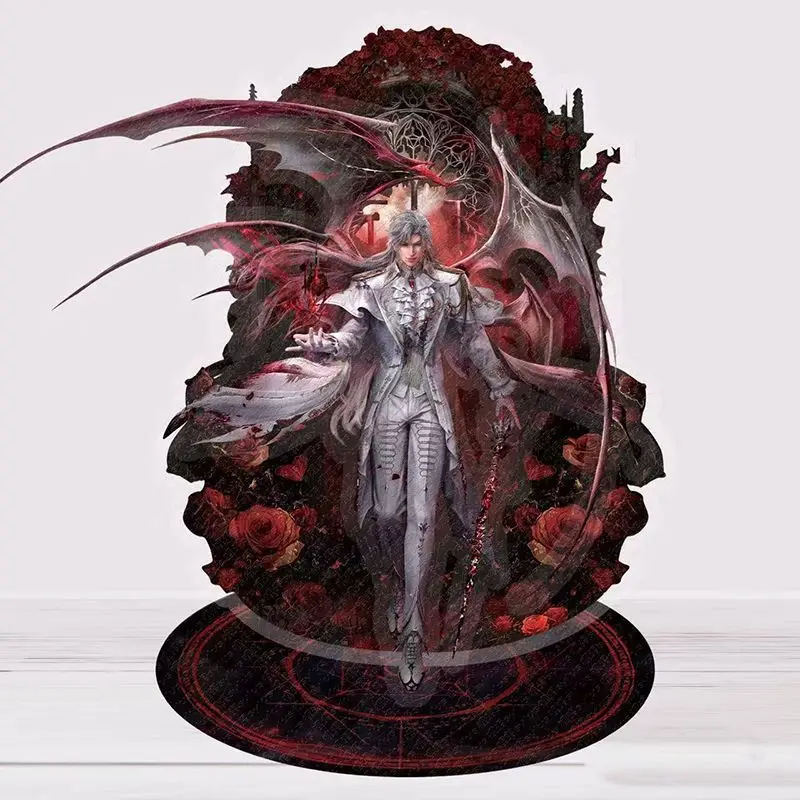 ملحقات الحب والمساحة العميقة Sylus الشكل الاكريليك حامل الإدراج المزدوج Sylus الفضة الجناح Requiem سلسلة الدائمة لوحة اللعب