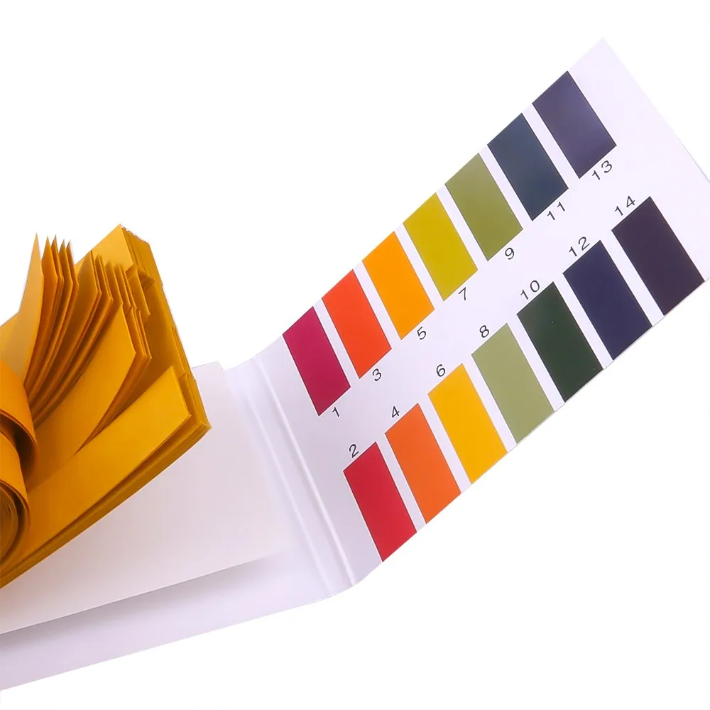 80 шт. тест-полоски для индикатора PH 1-14 лабораторная бумага лакмусовый тестер моча, слюна, точные детали для анализа щелочных/кислотных испытаний