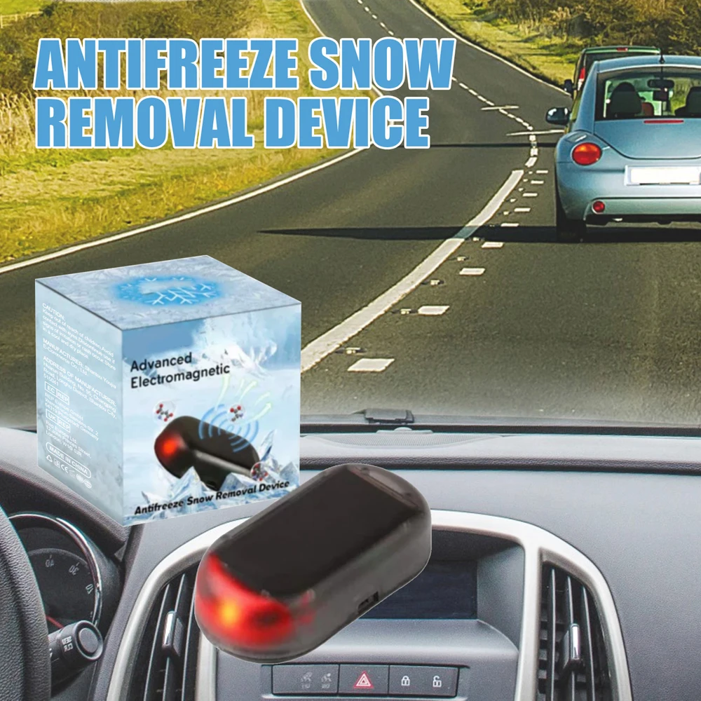 Electromagnetic Antifreeze Snow Removal Instrument Windshield De Icer Portable Molecular Interference Car Snow Removal Device
