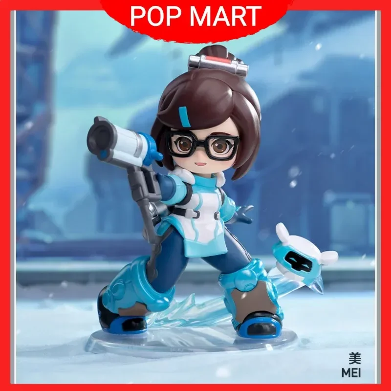 

Origina Popmart Overwatch Potg Play Of The Game Series Фигурка Слепая коробка Коллекционные игрушки Украшение рабочего стола Подарок на день рождения для детей