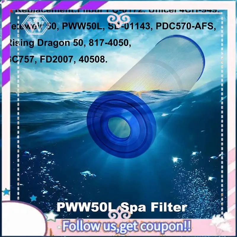 

Y74A-Spa фильтр 2-дюймовый внутренний SAE с резьбой для PWW50L Unicel 4CH-949 Filbur FC-0172 SD-01143 Waterway 817-4050, фильтр для бассейна