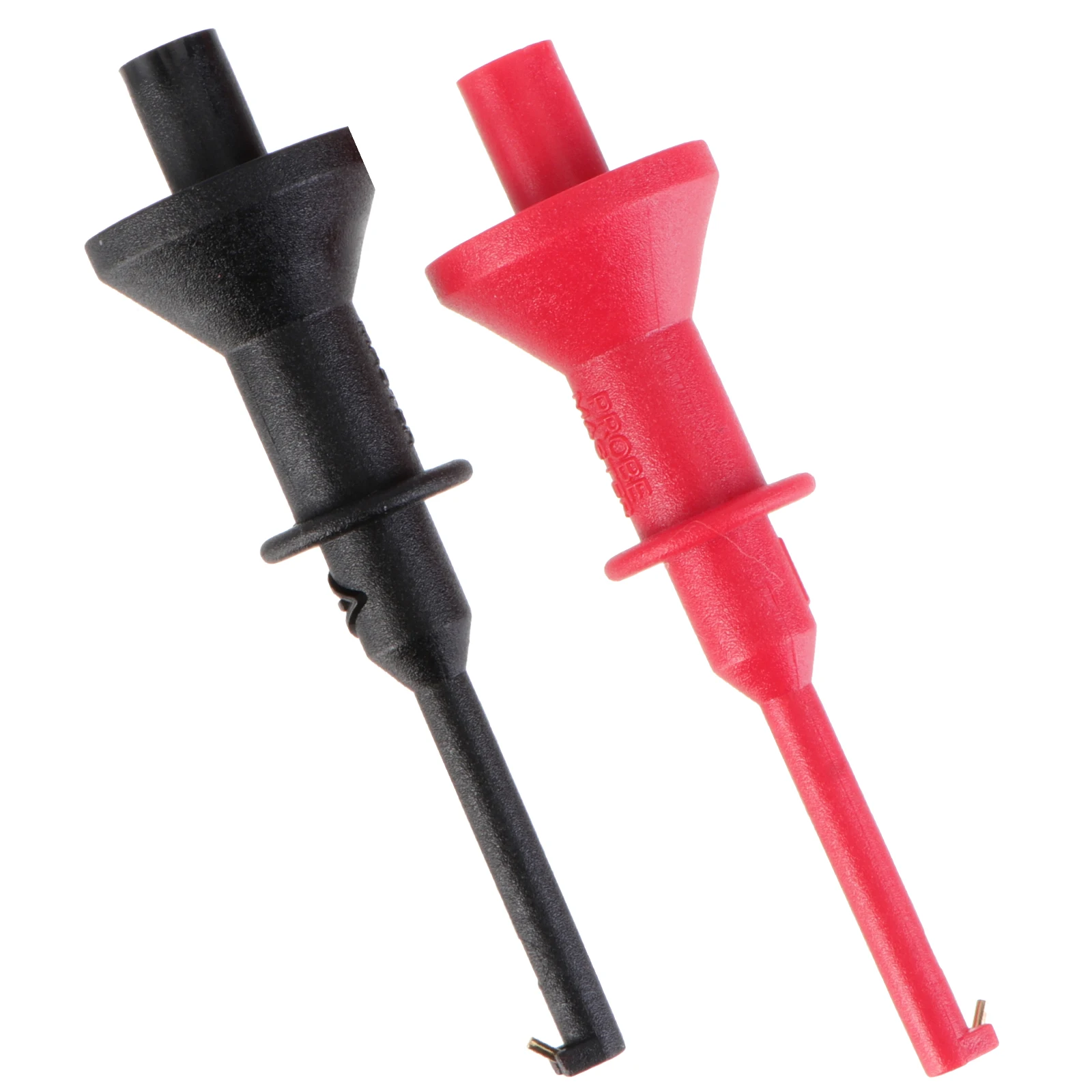 

2pcs Testing Hook Clip Multimeters Test Lead Probe Clamp 4mm Plug Repair Tools IC Tester Electronic Accessories