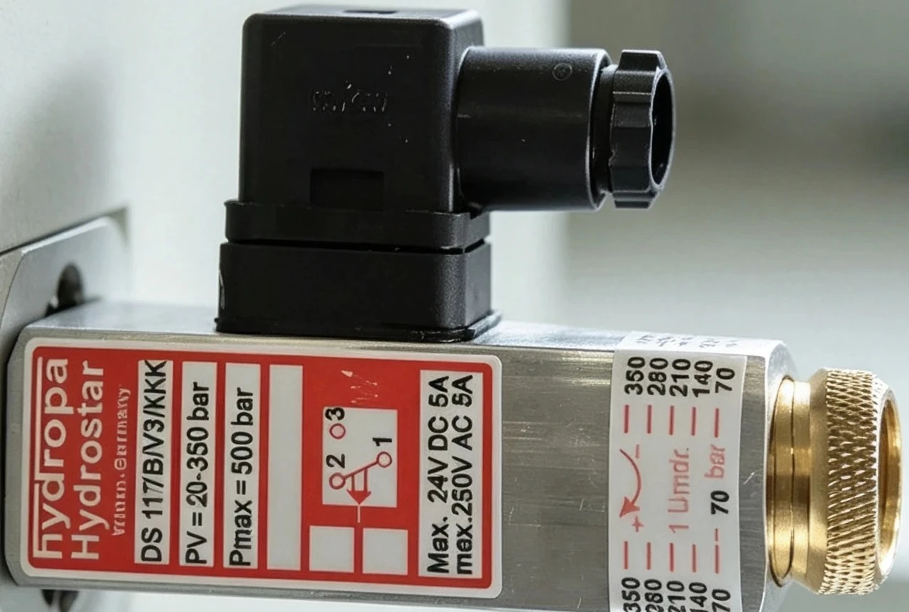 HDK‑350 Adjustable Pressure Switch Relay Hydraulic Pneumatic Pressure Sensor For Industrial Machinery Control System