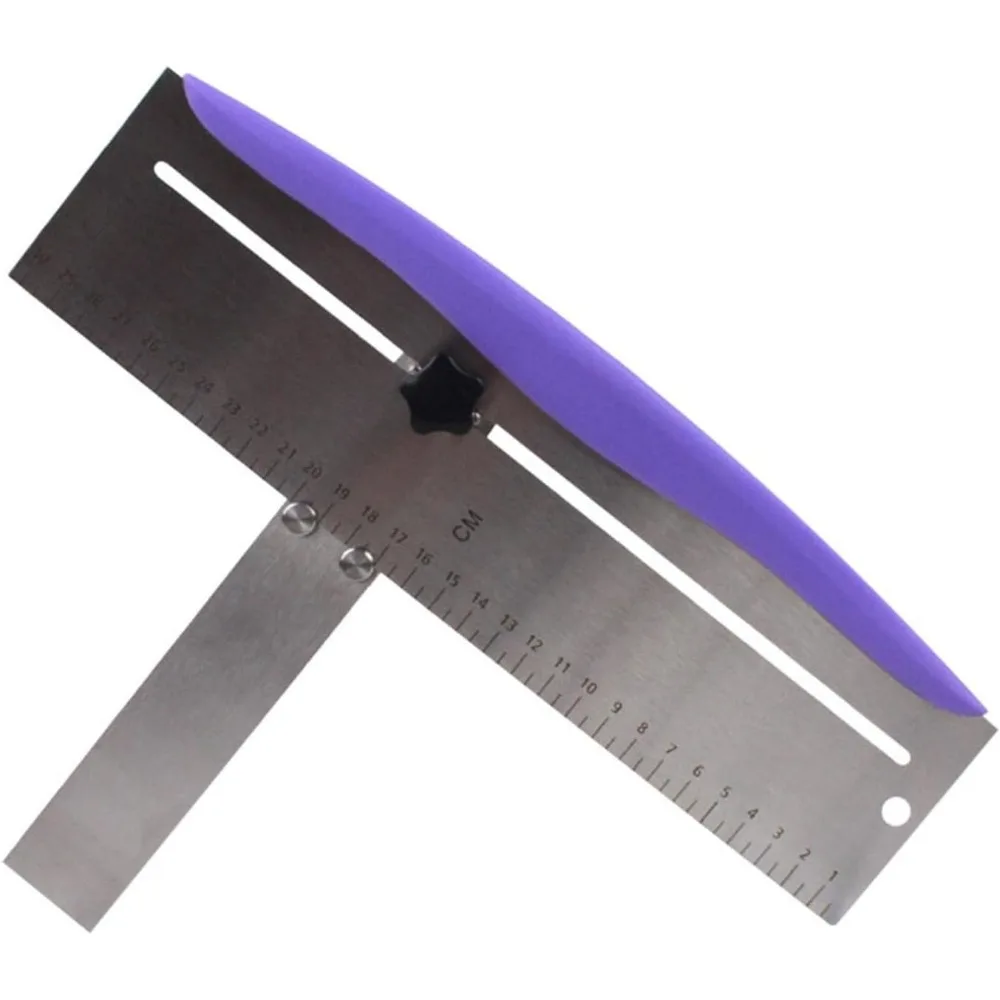 

Cake Scraper, Cake Bench Scraper Stainless Steel Decorating Tools for Icing Frosting Cream Edge - Adjustable Kitchen Spatula for