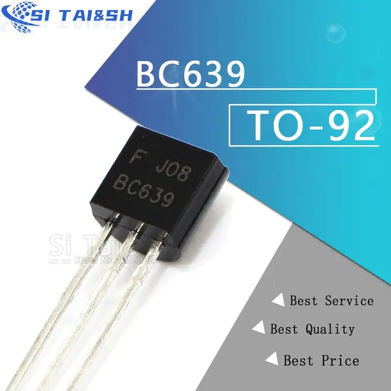 100pcs BC639 BC640 BC546B BC547B BC548B BC556B BC557B BC558B BC559B BC546 BC547 BC548 BC556 BC557 BC558 triode transistor TO-92