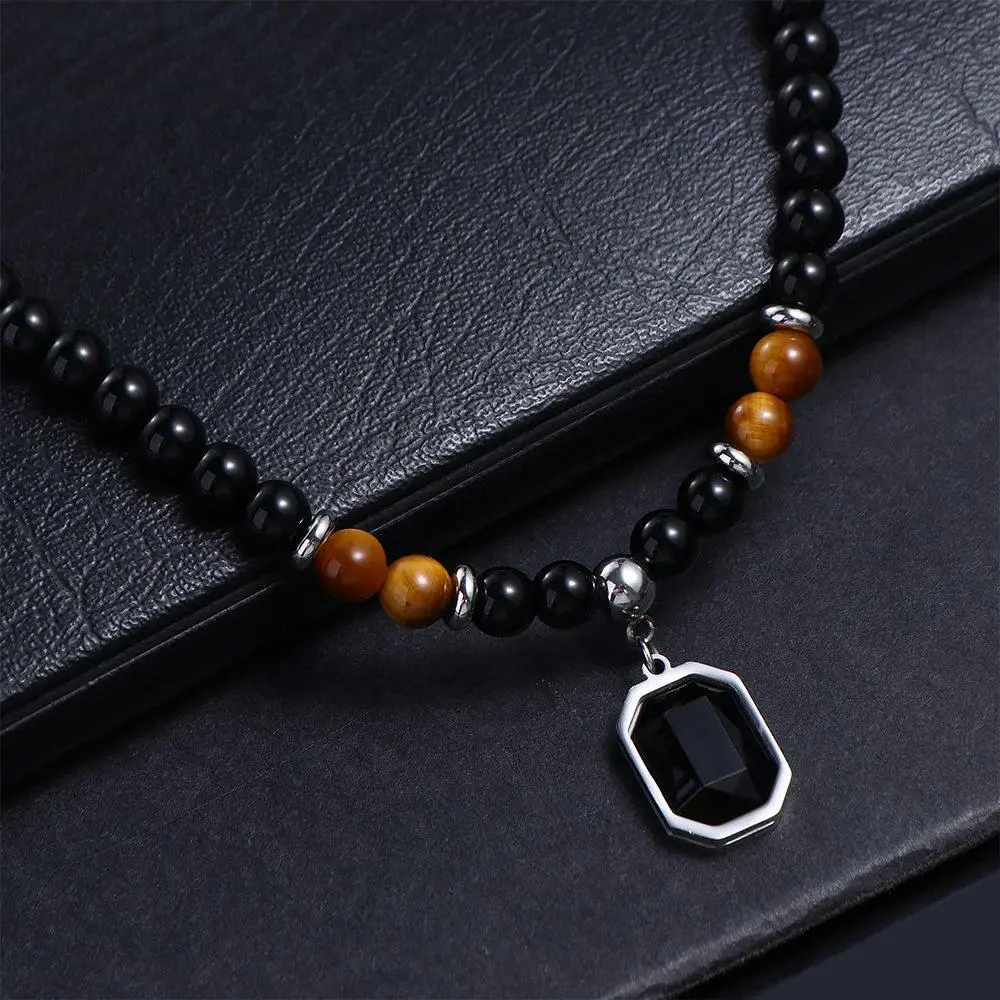 Eye Clavicle Chain Clothing Accessories Simple Stainless Steel Personality Necklace Fashion Jewelry Girl Gift Men Bead Necklace