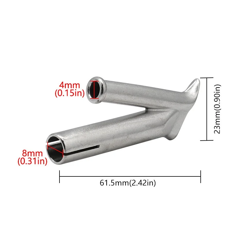 Boquilla de soldadura redonda de 5mm Soldaduras fuertes Compatibilidad de soldadura versátil Fácil de manejar Soldadura eficiente Ligero