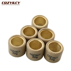 6pc Variator Racing Roller Weights 22gram 25x22mm For Sym RV250 CityCom 300i Joymax GTS Quadlander 250cc 300cc