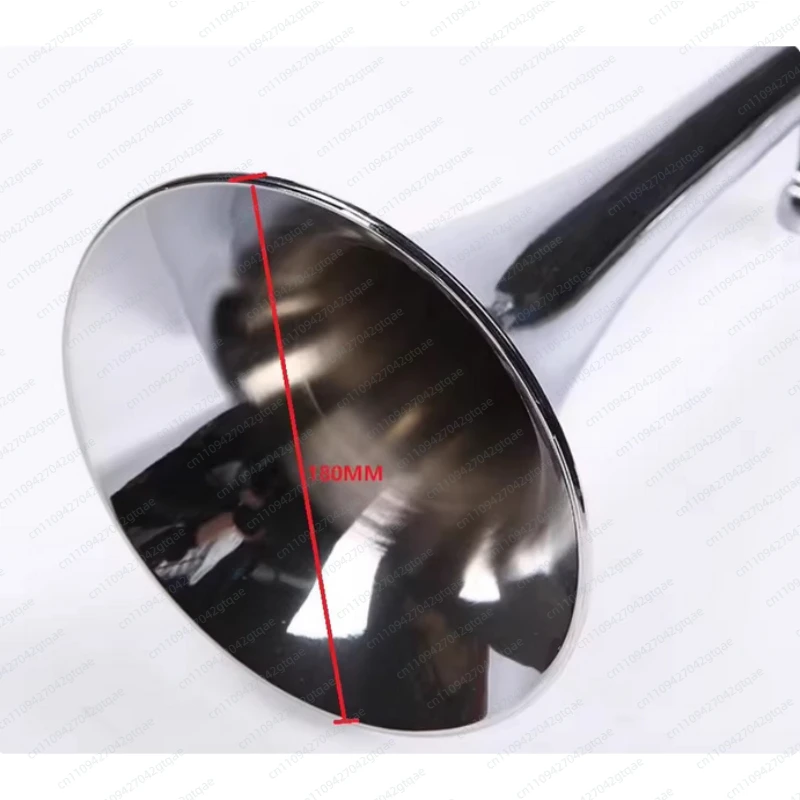 1000/1200Mm Round Mouth Single Tube Electrically Controlled Gas Horn Truck Train Super Loud Siren Horn view 2