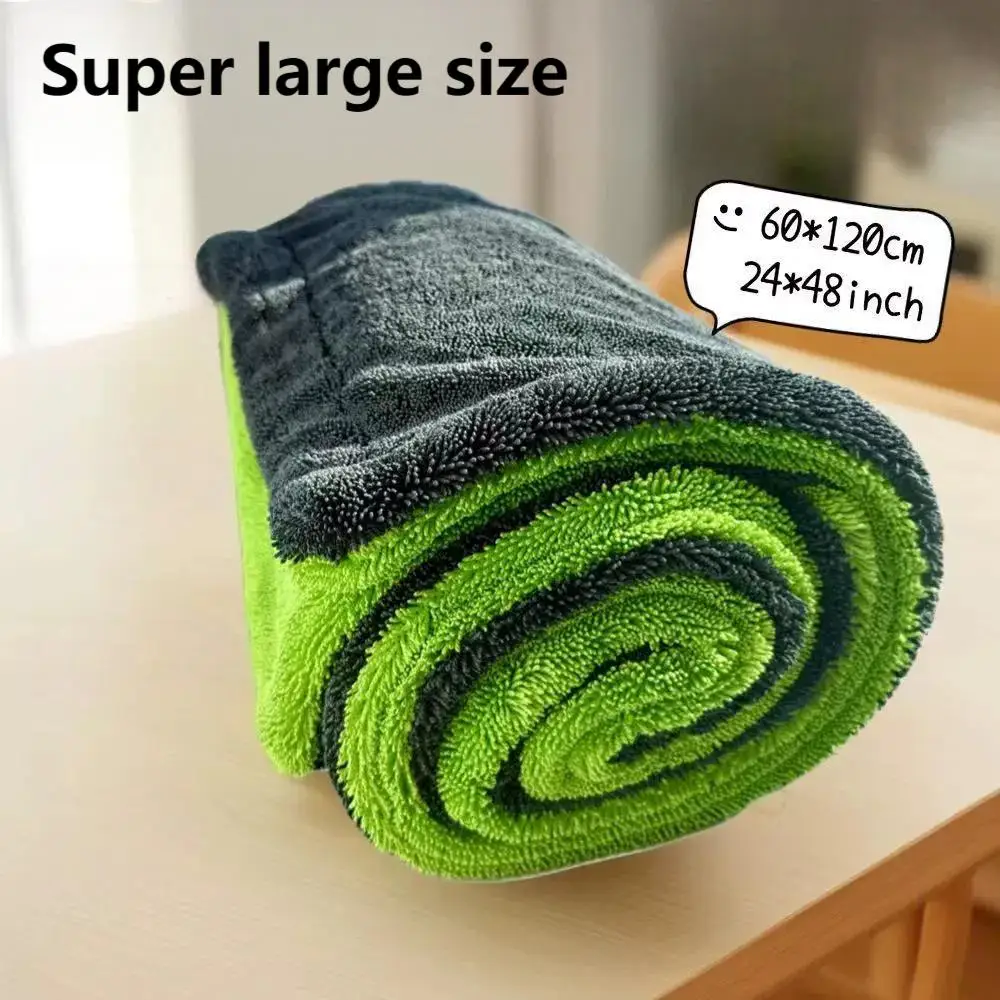 

Full-Size SUV Truck Drying Towel-Double-Sided Microfiber,High Absorbency and Scratch-Resistant,Machine Washable Vehicle Cleaning